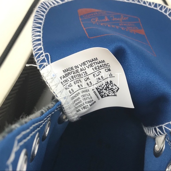 Converse Chuck 70HI Wool Black Thunder W AUTHENTIC - Picture 8 of 8